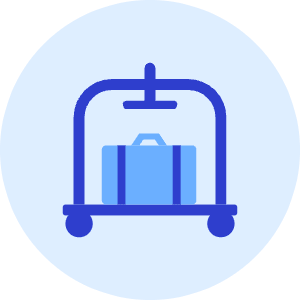 Luggage Cart Icon from Kameleon Duo - Free Set