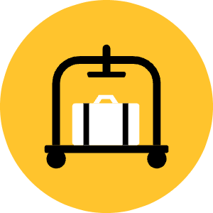 Luggage Cart Icon from Kameleon Pop - Free Set