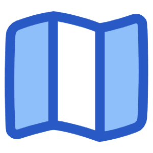 Map Fold Icon from Plump Duo - Free Set