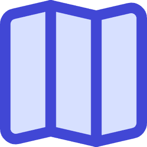 Map Fold Icon from Core Duo - Free Set