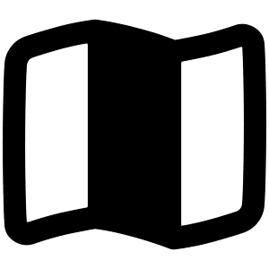 Map Fold Icon from Plump Remix - Free Set