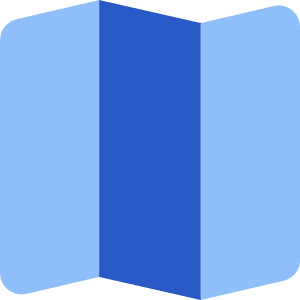 Map Fold Icon from Core Flat - Free Set