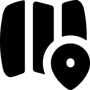Map Location Icon from Flex Solid - Free Set
