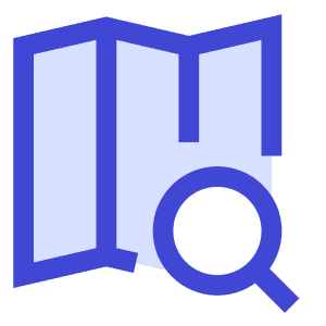Map Search Icon from Sharp Duo - Free Set