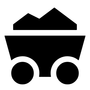 Mine Cart 2 Icon from Sharp Solid - Free Set