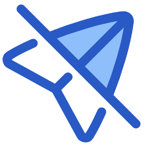 Navigation Arrow Off Icon from Plump Duo - Free Set