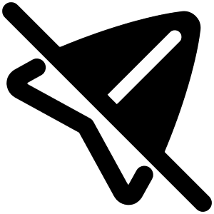 Navigation Arrow Off Icon from Plump Remix - Free Set