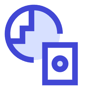 Passport Globe Icon from Sharp Duo - Free Set