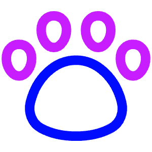 Pet Paw Icon from Plump Neon - Free Set
