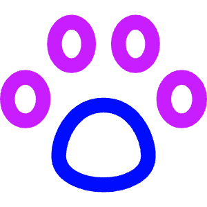 Pet Paw Icon from Flex Neon - Free Set