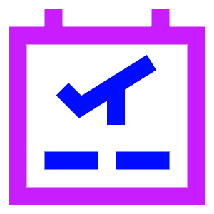 Plane Flight Board Icon from Sharp Neon - Free Set