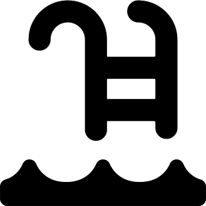 Pool Ladder Icon from Core Solid - Free Set