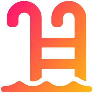 Pool Ladder Icon from Plump Gradient - Free Set