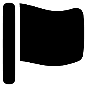 Rectangle Flag Icon from Plump Solid - Free Set