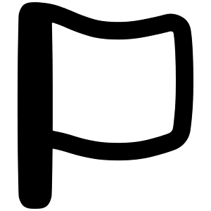 Rectangle Flag Icon from Plump Remix - Free Set