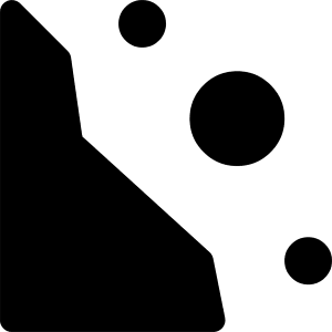 Rock Slide Icon from Core Solid - Free Set
