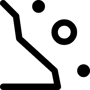 Rock Slide Icon from Core Line - Free Set