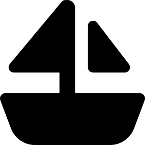 Sail Ship Icon from Core Solid - Free Set