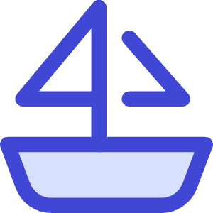 Sail Ship Icon from Core Duo - Free Set