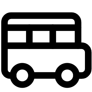 School Bus Side Icon from Core Line - Free Set
