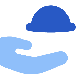 Serving Dome Hand Icon from Flex Flat - Free Set