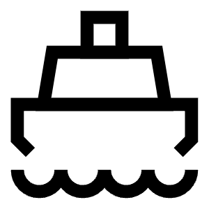 Ship Icon from Sharp Line - Free Set