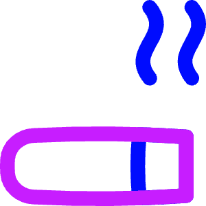 Smoking Area Icon from Flex Neon - Free Set