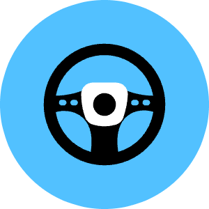 Steering Wheel Icon from Kameleon Pop - Free Set