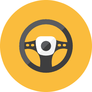 Steering Wheel Icon from Kameleon Colors - Free Set