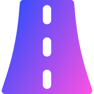 Street Road Icon from Flex Gradient - Free Set