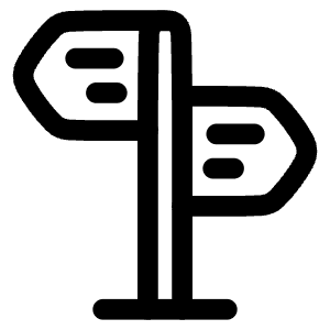 Street Sign Icon from Plump Line - Free Set