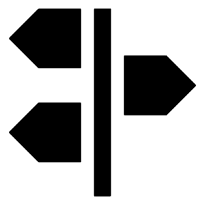 Street Sign Icon from Sharp Solid - Free Set