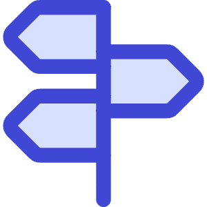 Street Sign Icon from Core Duo - Free Set