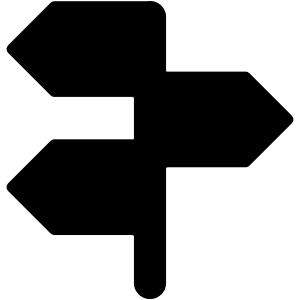 Street Sign Icon from Core Solid - Free Set
