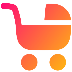 Stroller Icon from Plump Gradient - Free Set