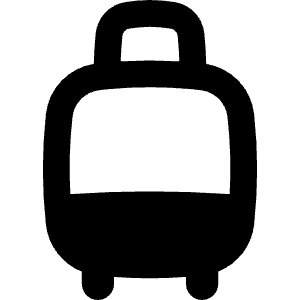 Suitcase Rolling Icon from Flex Remix - Free Set
