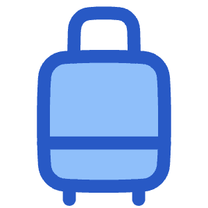 Suitcase Rolling Icon from Plump Duo - Free Set