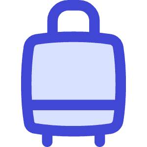 Suitcase Rolling Icon from Flex Duo - Free Set