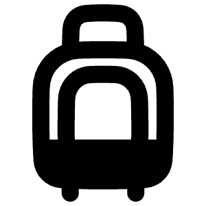 Suitcase Rolling Icon from Plump Remix - Free Set