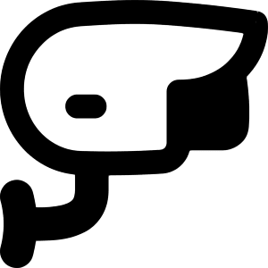 Surveillance Camera Icon from Flex Remix - Free Set