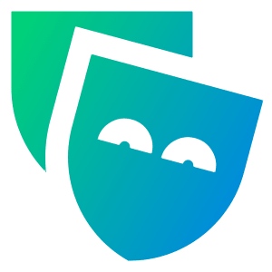 Theater Mask Icon from Sharp Gradient- Free Set