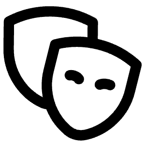 Theater Mask Icon from Flex Line - Free Set