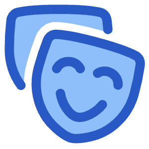 Theater Mask Icon from Plump Duo - Free Set