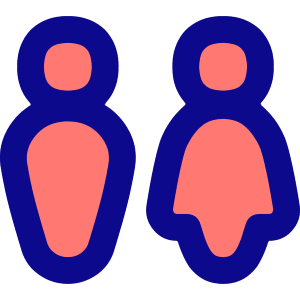 Toilet Man Woman 1 Icon from Flex Pop - Free Set