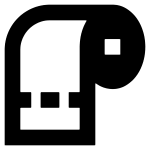 Toilet Paper Icon from Sharp Remix - Free Set