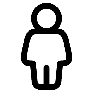 Toilet Sign Man Icon from Plump Line - Free Set