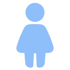 Toilet Women Icon from Plump Flat - Free Set