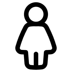 Toilet Women Icon from Plump Line - Free Set