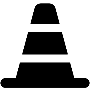 Traffic Cone Icon from Core Solid - Free Set