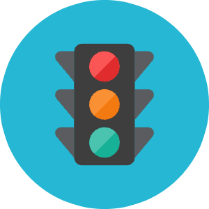 Traffic Light Icon from Kameleon Colors - Free Set